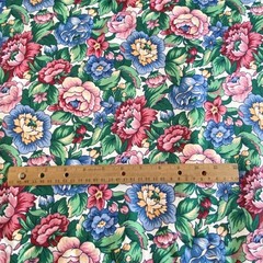 BTY Multicolor Floral Home Decor Fabric Heavy Cotton Stanley King