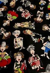 VTG 2005 “Sewphisticates” Toss Sewing Ladies by Loralie Harris # 1084 BTFE