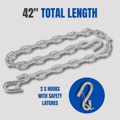 Trailer Safety Chain Hot replacement part for Boat Trailer 1/4×42 Inch