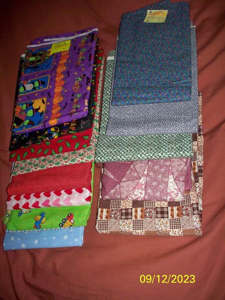 ASSORTED COTTON QUILTING FABRIC – GENERAL FABRICS – U-PICK 1
