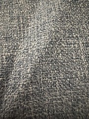 5 Yards Of Blue Linen/cotton Blend Fabric Sold By The Yard