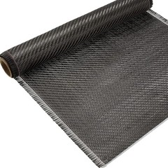 Rollo de tela de fibra de carbono de 6,5 pies x 12 pulgadas Tela pura de carbono