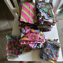 Cotton Print Fabric Quilt Scraps – Assorted Patterns and Sizes 5 LBS