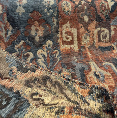 Swavelle Sedona Rust Tribal Kaisley Upholstery Fabric By The Yard sofa chair