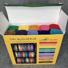 NEW Crayola Fabric Colors Riley Blake Designs Fat Quarter Rolls 100% Cotton