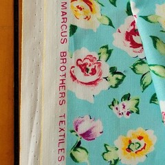3.5 yds Red Roses Floral Fabric by FAYE BURGOS Marcus Brothers Textiles 44×128