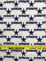 NFL Dallas Cowboys Cotton Fabric 57″ x 60″