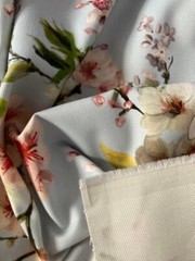 Authentic TOP Italian designer luxury fabric, made in Italy .Pure Cotton