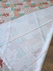 2 Piece VTG Unused Poly Floral Patchwork Print Material Stretch Lots Of Goodness