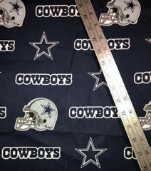NFL Dallas Cowboys Cotton Fabric 1/2 Yard (18 By 58”) New