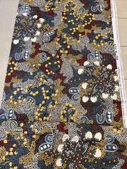 M & S TEXTILES,AUSTRALIA AUDREY NAPANANGKA. Bush Sultana. 4.5 Yards