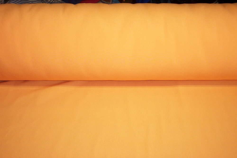 NEW Spun Poly Yellow/Orange cloth fabric material, is 70″ wide sold by the yard