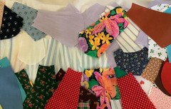 120 Pre Cut Fabric Dresden Assorted Colors Patterns for Quilting Sewing Crafts