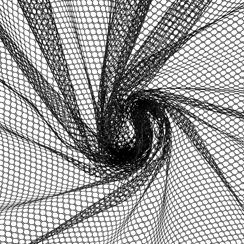Black Netting Mesh Fabric for Sewing 29.5 X 59 Inch Soft Mesh Netting Fishnet