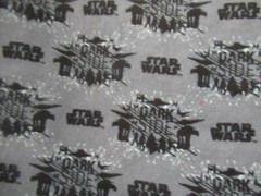 Star Wars ” The Last Jedi” DARK SIDE Flannel Cotton Fabric 33″ X 42″W NEW