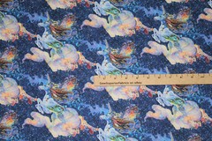 Celestial Journey Unicorn Sky 3 Wishes Digital Print Fabric 1/2 Yard #17131