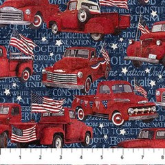 Stars & Stripes 10th Patriotic Stars cotton quilt fabric Northcott 20159-30