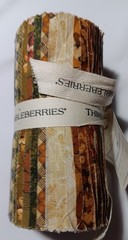 Lot of 3 RJR Fabrics Thimbleberries Twice the charm rolls. Please read.