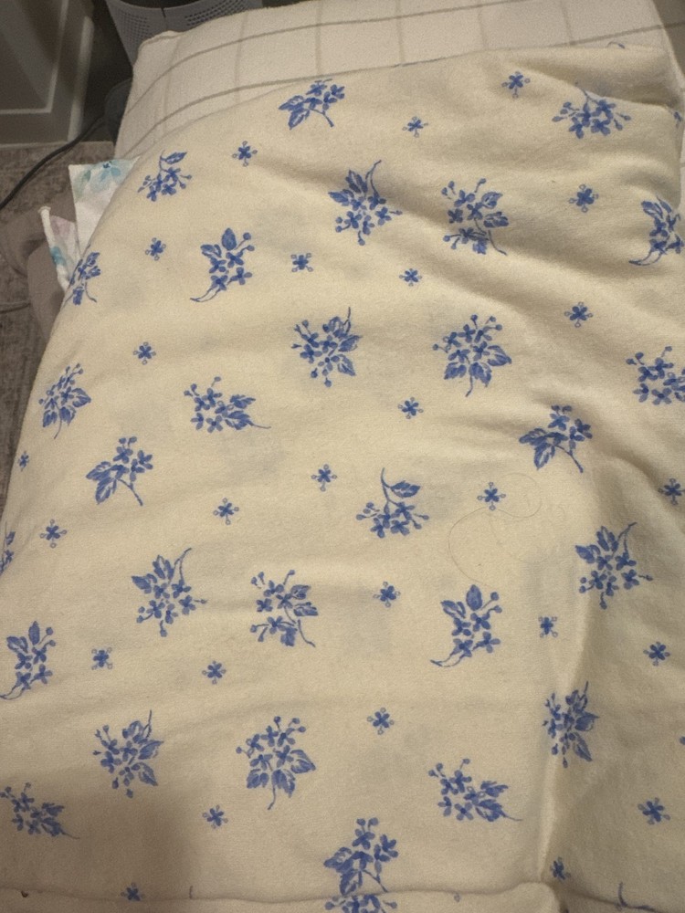 Blue Posey Cotton Jersey Fabric 0.91m Single Jersey Cotton Knit