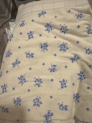 Blue Posey Cotton Jersey Fabric 0.91m Single Jersey Cotton Knit