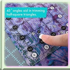 4.5×8.5 Inch Quilting Ruler with Turn-A-Round