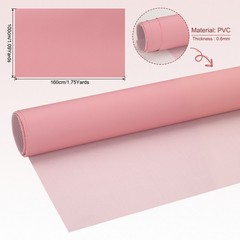 63×39.4in Faux Leather Sheets, Faux Leather Fabric Vinyl PVC, Pink
