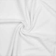 Stretch Cotton Terry Towelling Fabric Material – WHITE