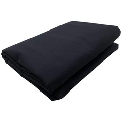 10 Yards Black Muslin Fabric – Medium Weight
