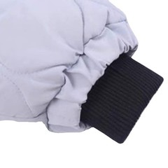 1 Pair Black Tubular Knit Stretchy Rib Cuffing Material Replacement