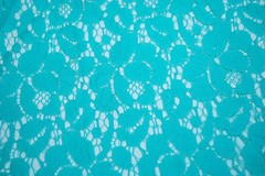 Cotton Nylon Lace woven fabric 58″ Wide beautiful lace Floral soft Minty Green