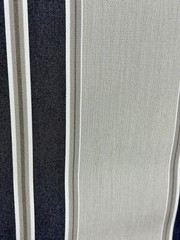 SUNBRELLA SHADE OUTDOOR WATERPROOF FABRIC NAVY TAUPE FANCY 4916 47″ WIDE BTY