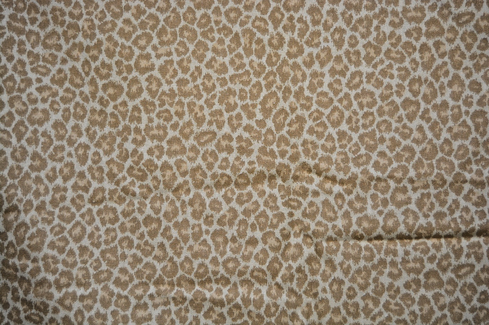1 yard Kaufman Cheetah print upholstery fabric 54″ w