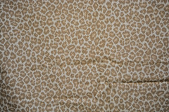 1 yard Kaufman Cheetah print upholstery fabric 54″ w
