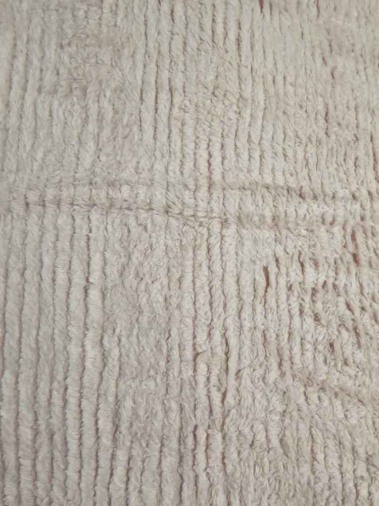 Cotton Terry Chenille Light Pink Sewing Fabric By The Yard BTY