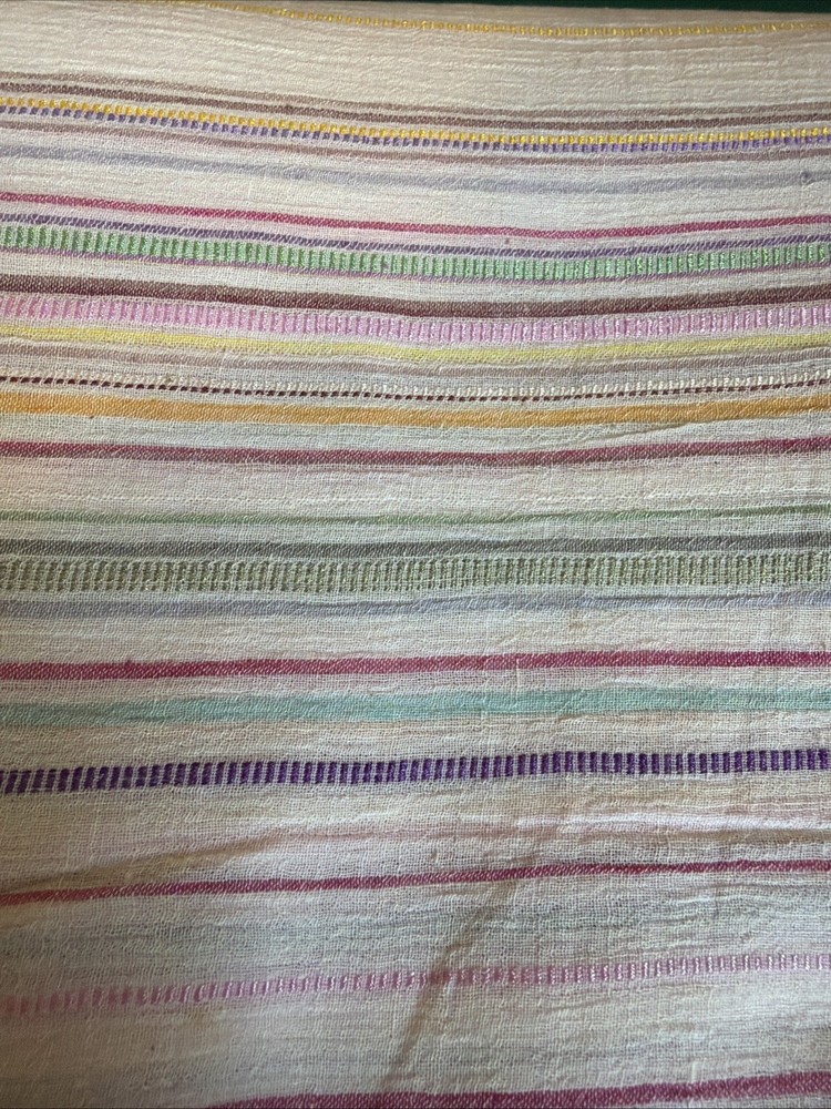 8 Yards 31” Of Slub Cotton Guaze Fabric Sold By The Yard. (76)