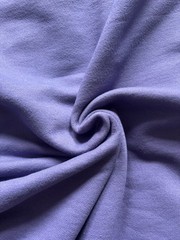 66″by 1.3 Yd. 100% Cotton Thick Heavy French Terry Tube Fabric Violet Preshrunk