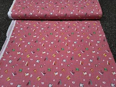 1930’s One-A-Day Prints BTY Benartex Feedsack Reproduction Red Plaid Laundry