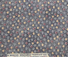 Vintage Marcus Brothers Textiles – 2 Print Bundle Blues – 1 yd + 3/4 yd