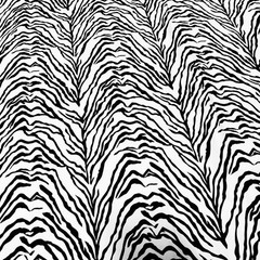 Black & White Animal Print Zebra Stretch Spandex Fabric 60″ by Yard for Swimwear