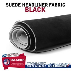 60×60 Inch Black Headliner Fabric Material DIY for Car/Truck/SUV Roof Upholstery