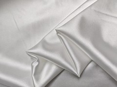 58”Wide Slightly Stretch Satin Material Silky Charmeuse Fabric For Wedding Gown