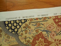 By 1/2 Yd, 55″, Vintage, Home Décor, Warner/”Saraya”/Peacocks & Palampores, #S18
