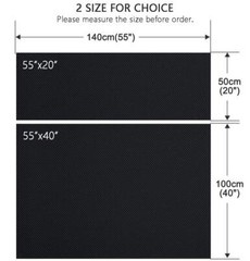 Speaker Grill Cloth Stereo Mesh Fabric for Speaker Repair, Black – 55 x 40 in…