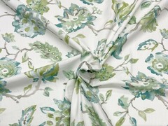 KRAVET ETHERIA ARBORETUM GREEN WATERCOLOR FLORAL MULTIUSE FABRIC BY YARD 54″W