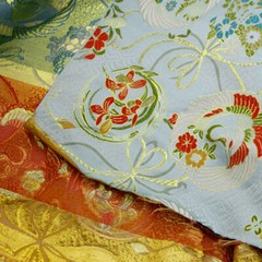 Chinese Satin Floral Fabric Cloth Handcraft DIY Material Sewing Coat Garment
