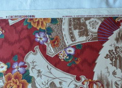 Thirty + yards available VINTAGE STANLEY KING CHINOISERIE CHINTZ 100% Cotton