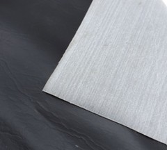 Faux Leather Vinyl Upholstery Fabric 1/3 Yd Black Pleather 54″ Width Solid