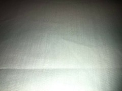 54″L x 62″W light aqua/mint green knit fabric remnant, medium weight & stretch