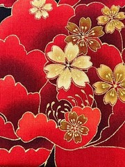 Quilting Fabric Lot – Asian themed, 10 Fat Quarters + 1 FREE!