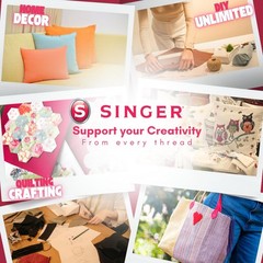 Singer Fabric, 100% Cotton, Embroidery Cut by The Yard, Purple